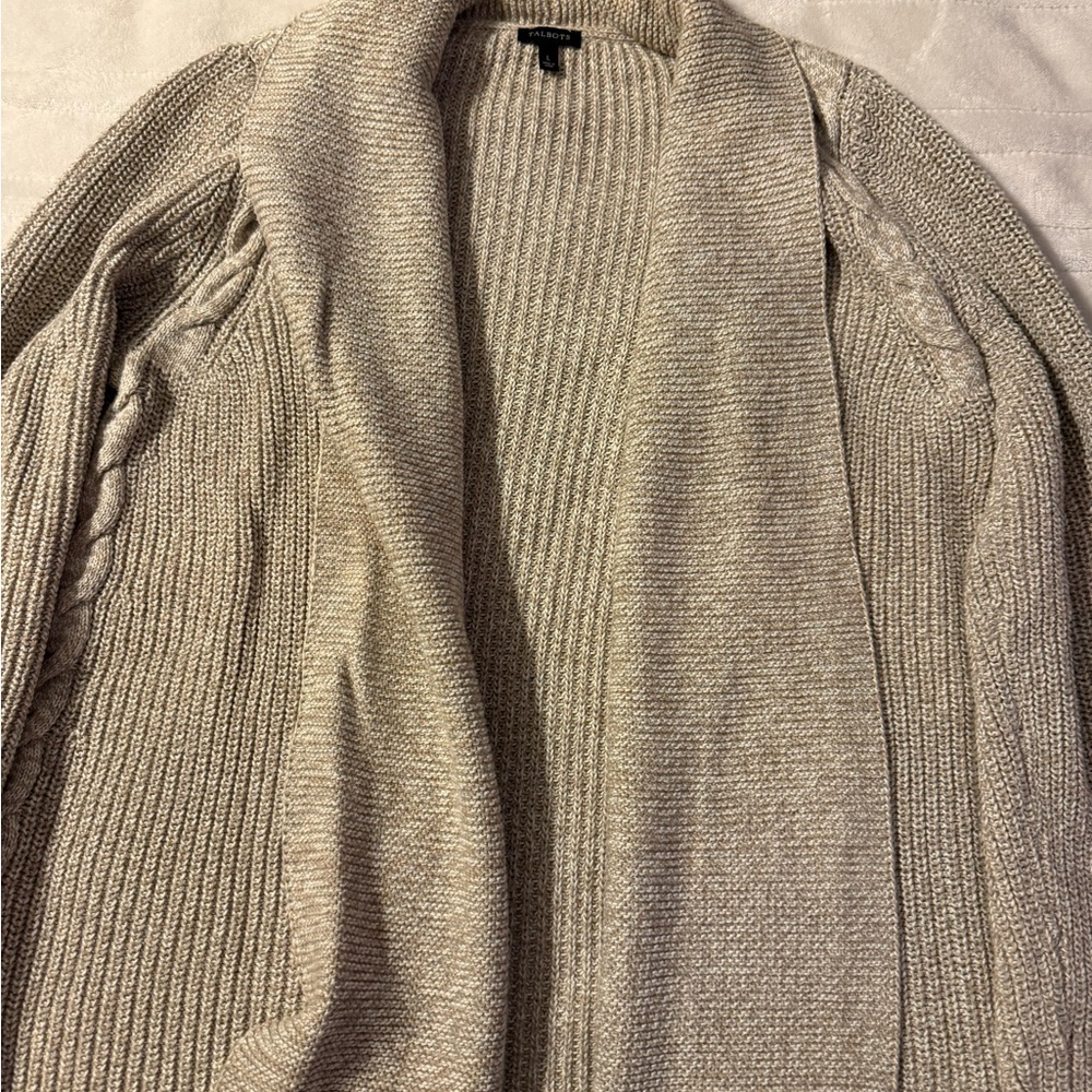Talbots Beige Knit Sweater